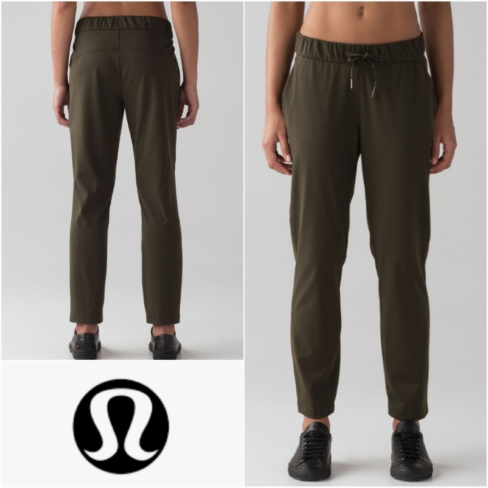 lululemon athletica Olive Track Pants